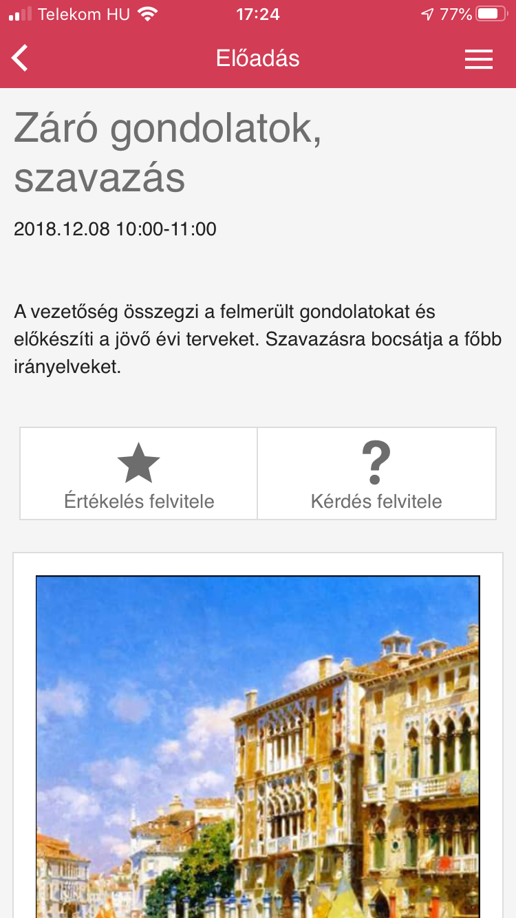 MobilApp szavazás