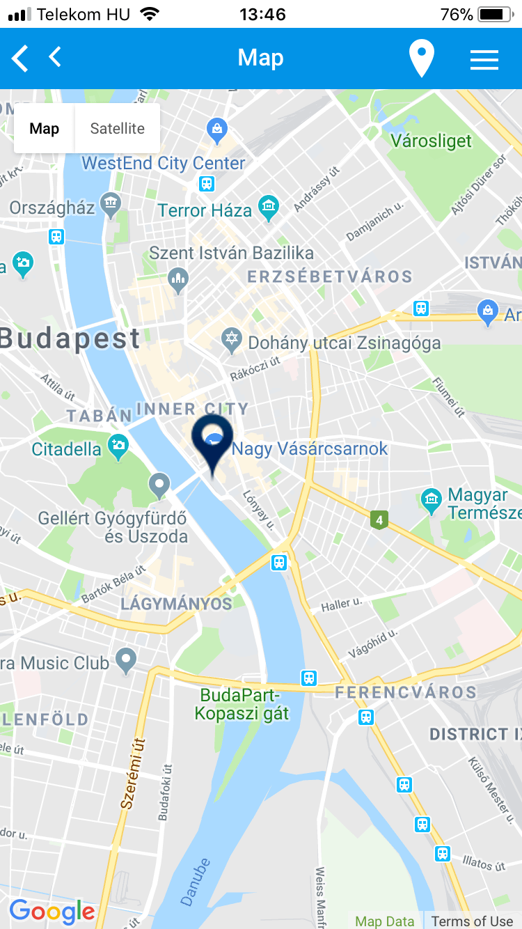 MobilApp map